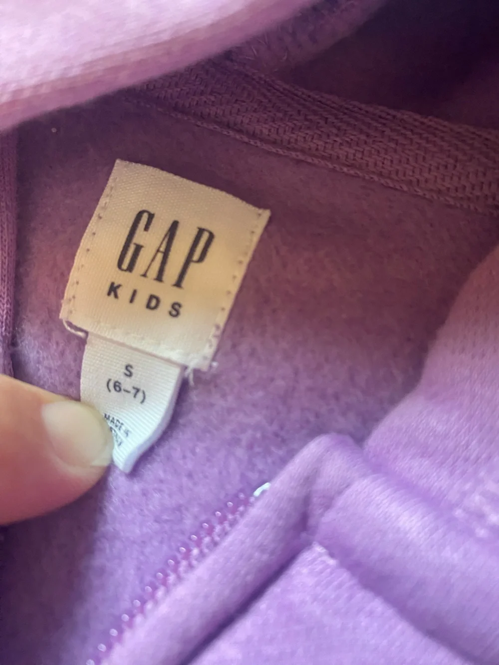 GAP Kids Pink Zip Hoodies - size small (6-7)
